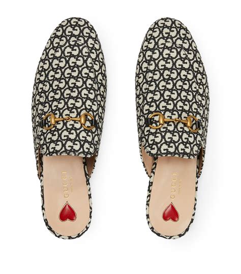 gucci black princetown slip-on loafers pearls|gucci loafers for sale.